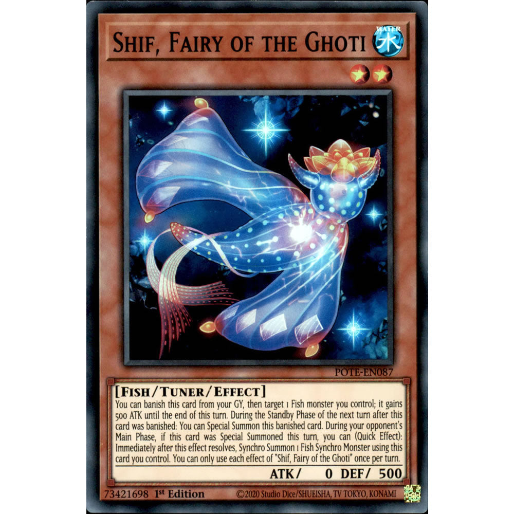 Shif, Fairy of the Ghoti POTE-EN087 Yu-Gi-Oh! Card from the Power of the Elements Set