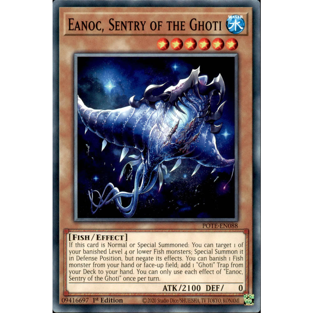 Eanoc, Sentry of the Ghoti POTE-EN088 Yu-Gi-Oh! Card from the Power of the Elements Set