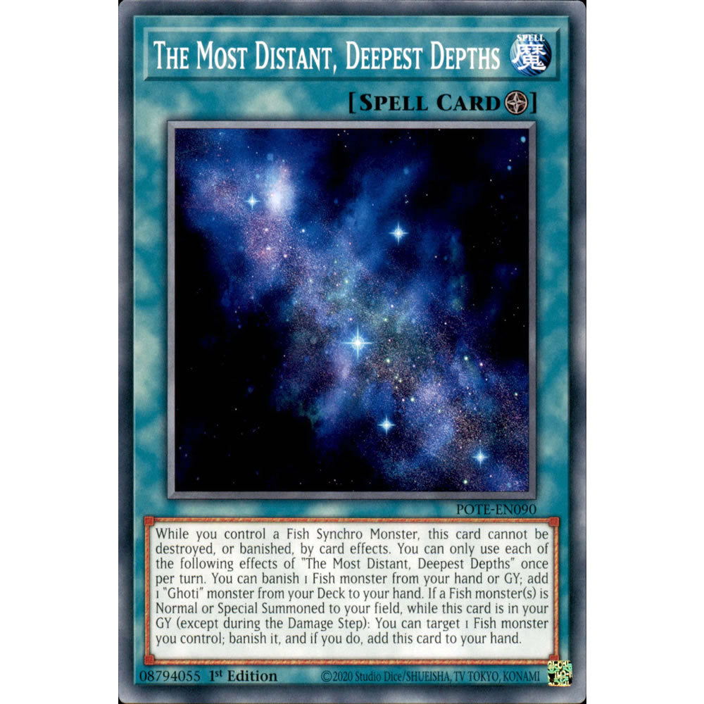The Most Distant, Deepest Depths POTE-EN090 Yu-Gi-Oh! Card from the Power of the Elements Set