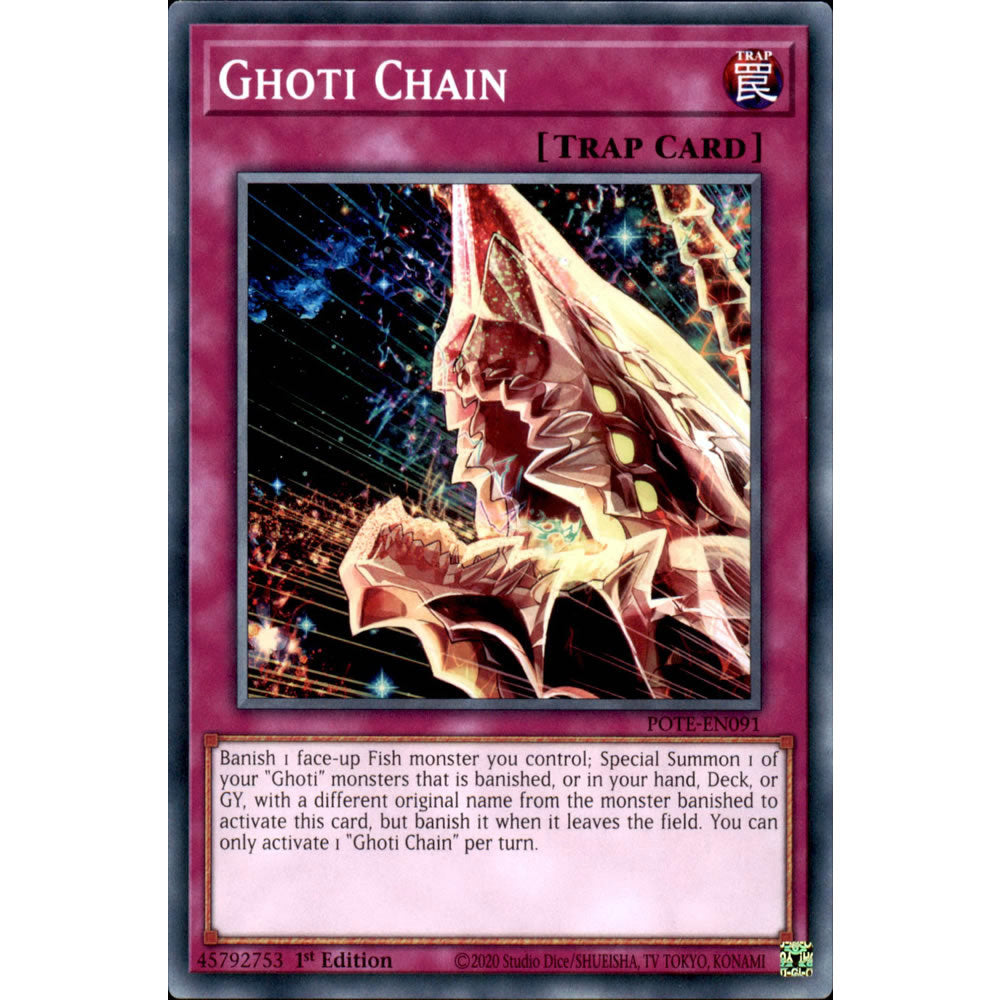 Ghoti Chain POTE-EN091 Yu-Gi-Oh! Card from the Power of the Elements Set