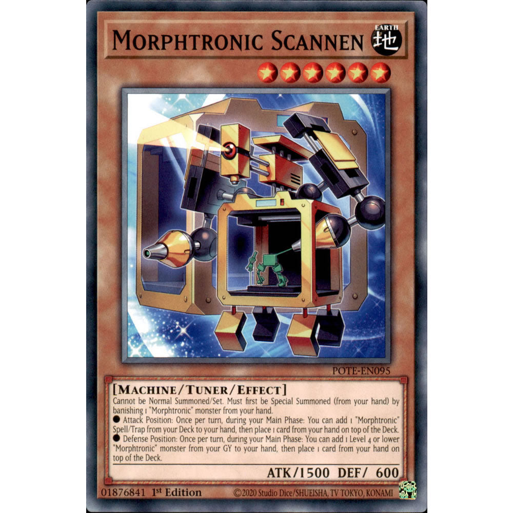 Morphtronic Scannen POTE-EN095 Yu-Gi-Oh! Card from the Power of the Elements Set