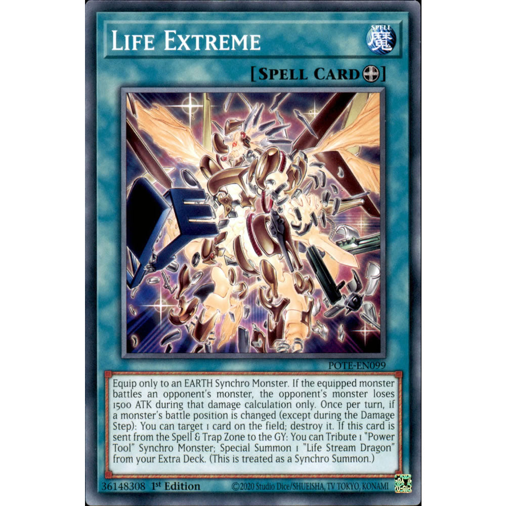 Life Extreme POTE-EN099 Yu-Gi-Oh! Card from the Power of the Elements Set