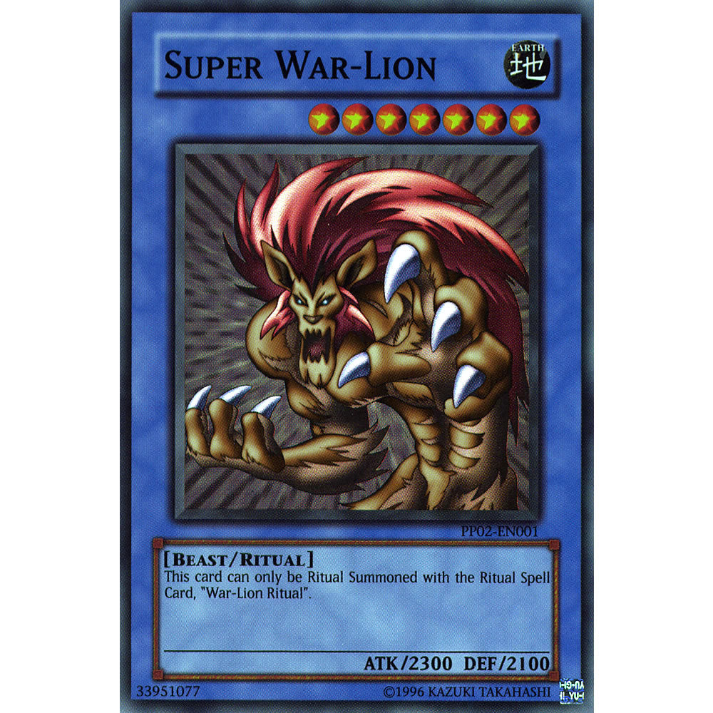 Super War-Lion PP02-EN001 Yu-Gi-Oh! Card from the Premium Pack 2 Set