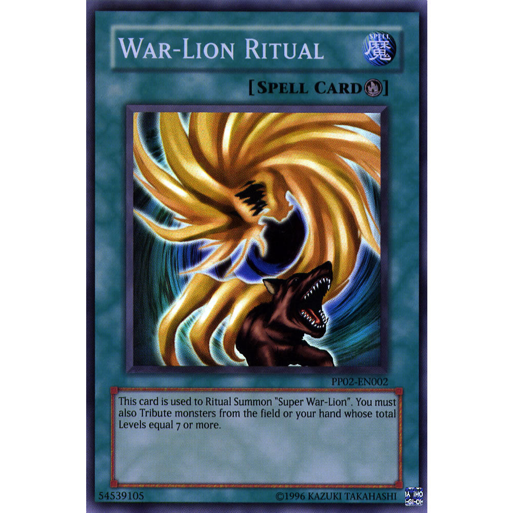 War-Lion Ritual PP02-EN002 Yu-Gi-Oh! Card from the Premium Pack 2 Set