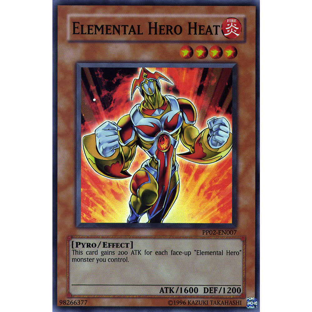Elemental Hero Heat PP02-EN007 Yu-Gi-Oh! Card from the Premium Pack 2 Set