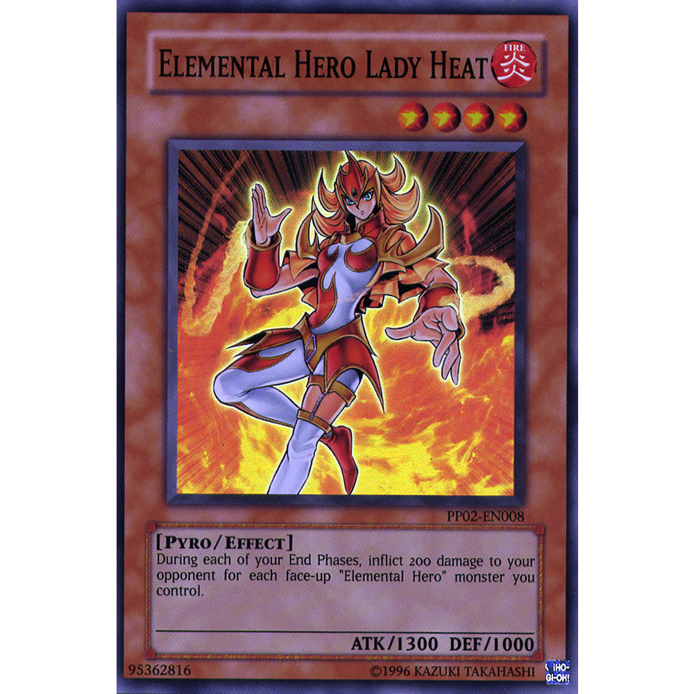 Elemental Hero Lady Heat PP02-EN008 Yu-Gi-Oh! Card from the Premium Pack 2 Set