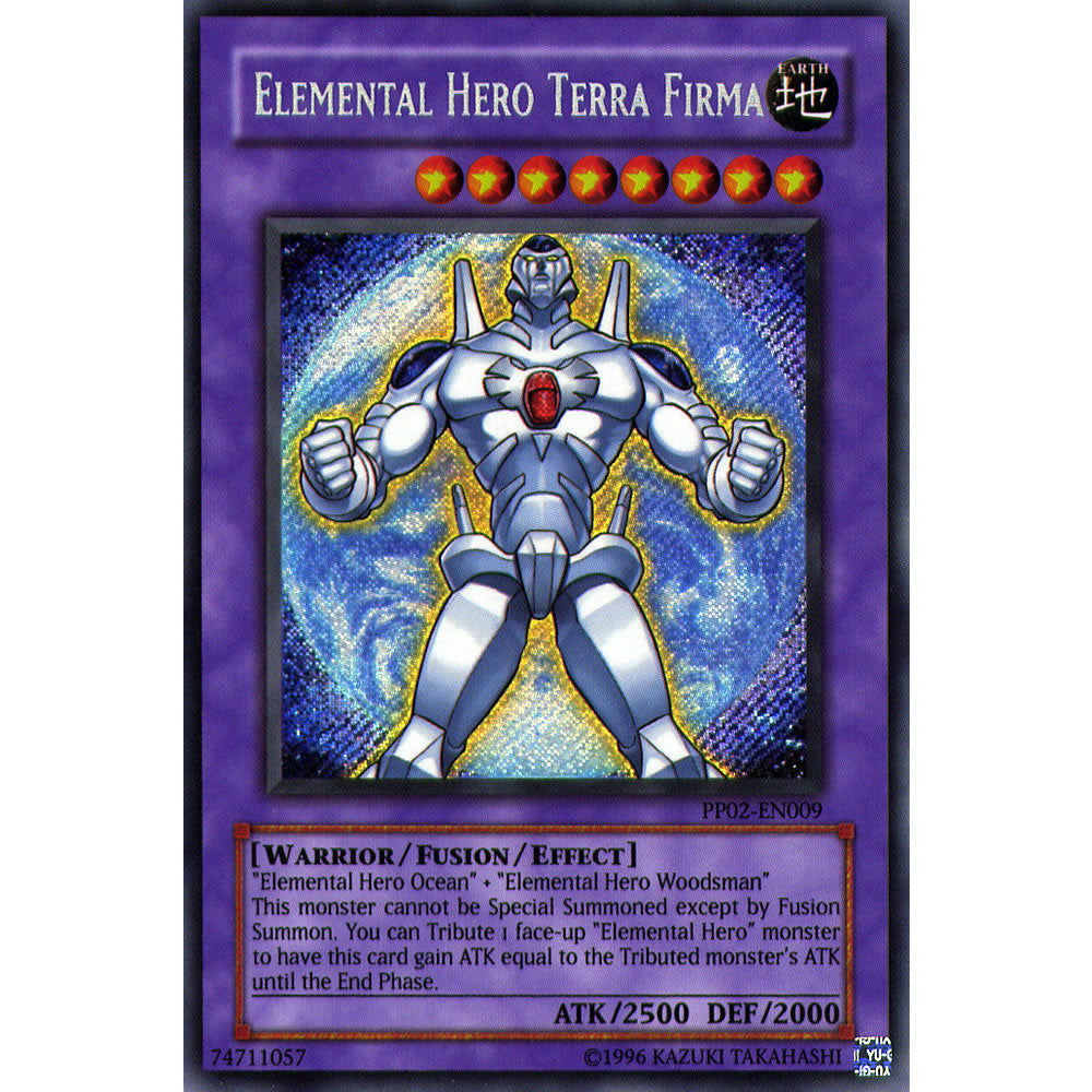 Elemental Hero Terra Firma PP02-EN009 Yu-Gi-Oh! Card from the Premium Pack 2 Set
