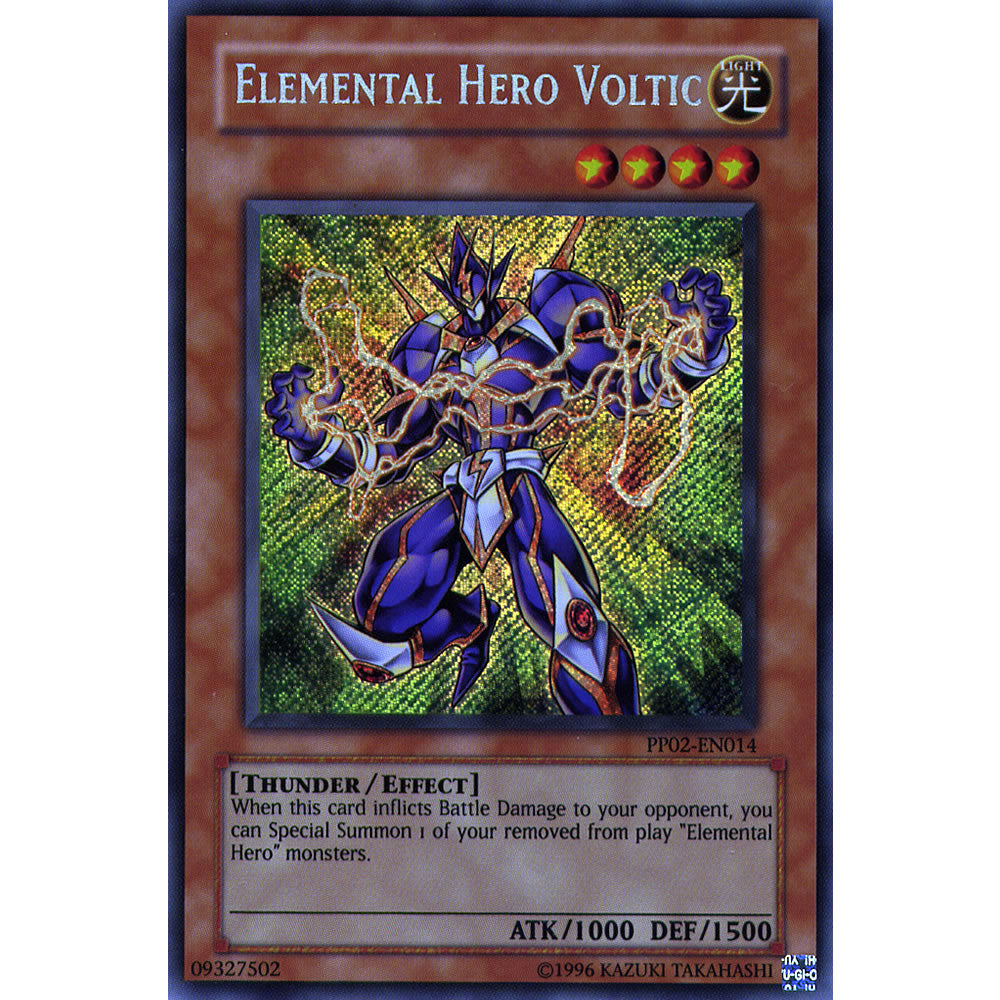 Elemental Hero Voltic PP02-EN014 Yu-Gi-Oh! Card from the Premium Pack 2 Set