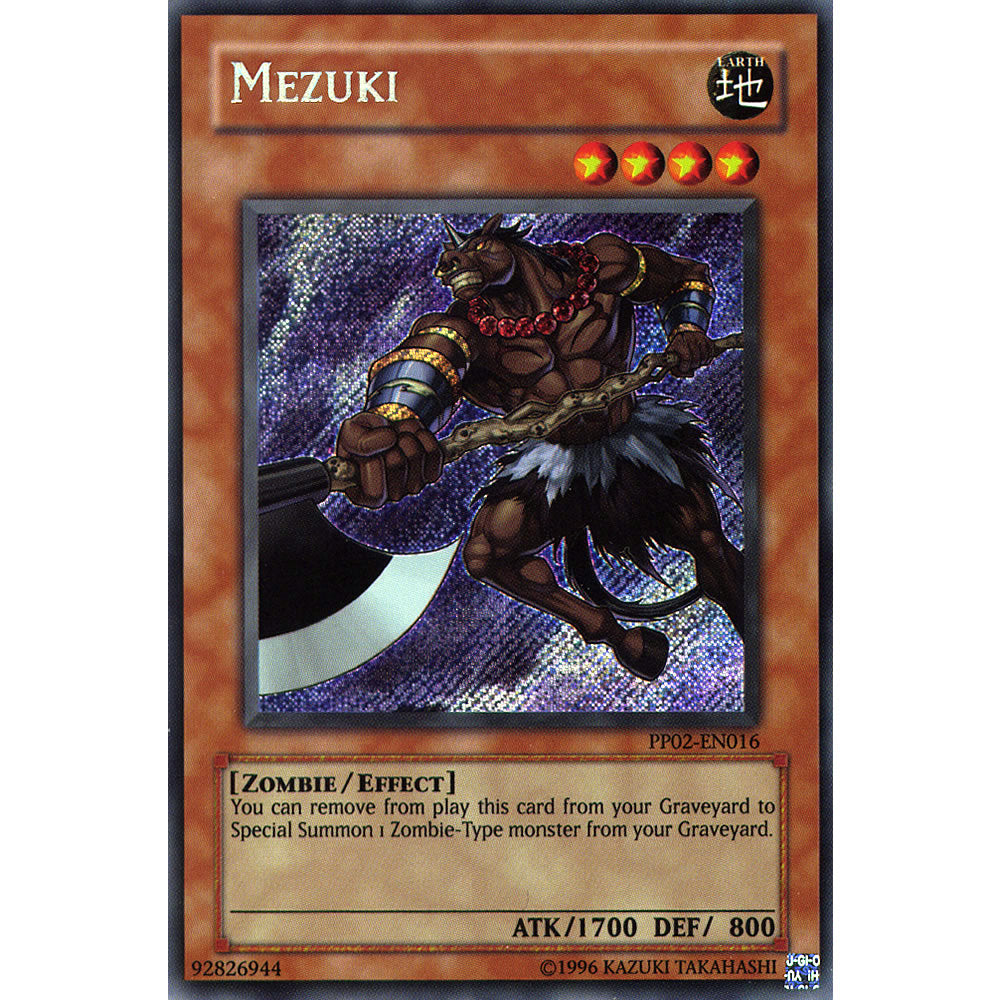 Mezuki PP02-EN016 Yu-Gi-Oh! Card from the Premium Pack 2 Set