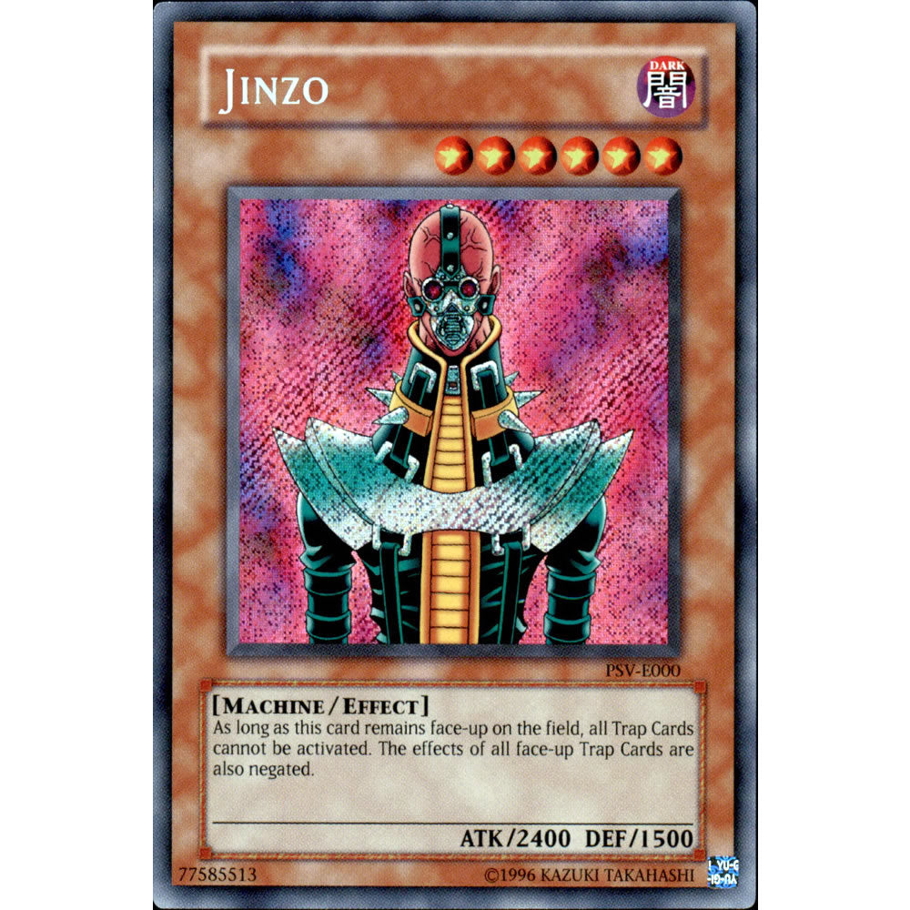 Jinzo PSV-000 Yu-Gi-Oh! Card from the Pharaoh's Servant Set