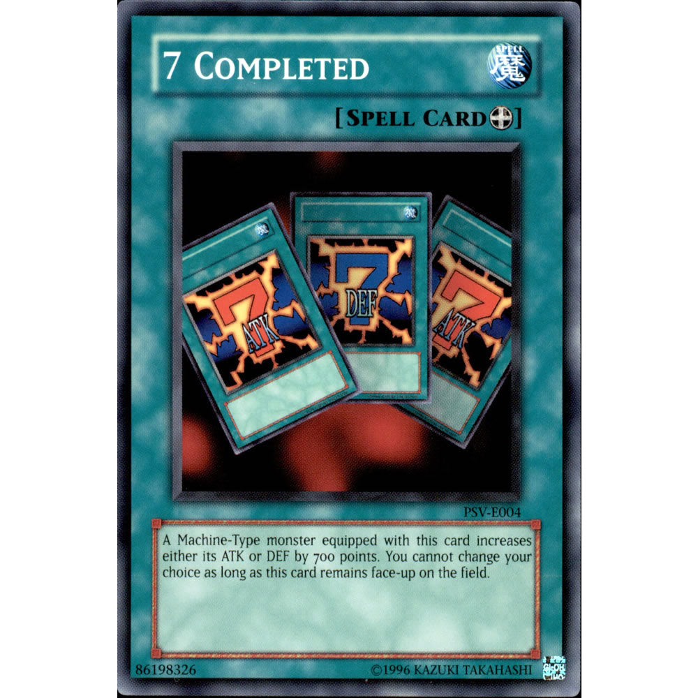 7 Completed PSV-004 Yu-Gi-Oh! Card from the Pharaoh's Servant Set