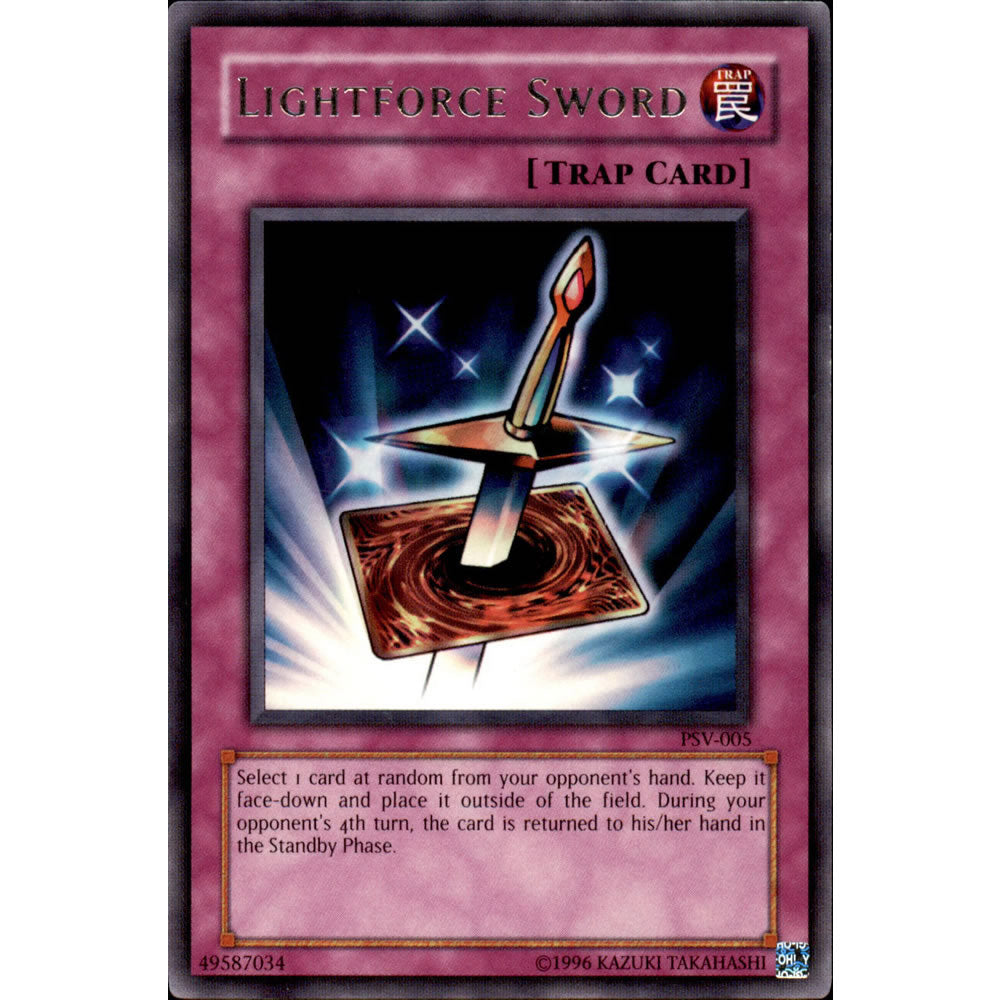 Lightforce Sword PSV-005 Yu-Gi-Oh! Card from the Pharaoh's Servant Set