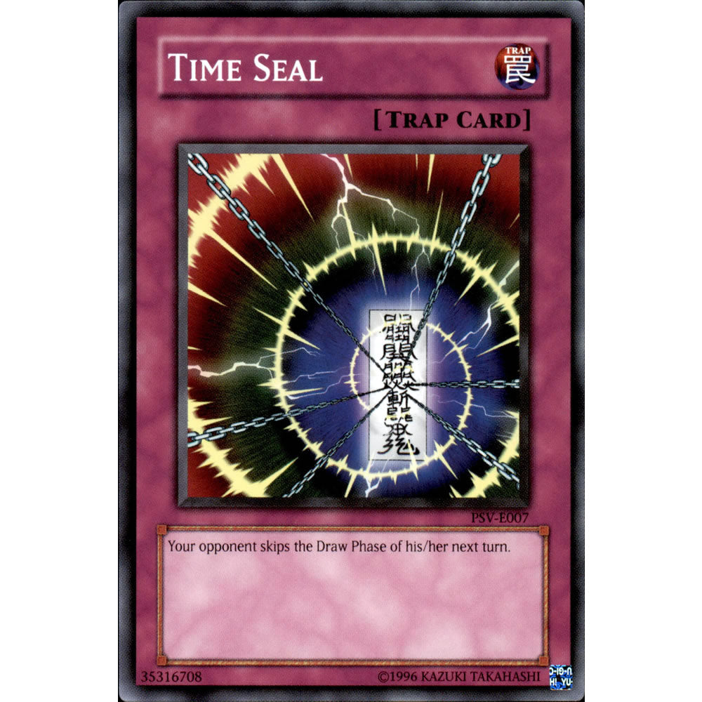 Time Seal PSV-007 Yu-Gi-Oh! Card from the Pharaoh's Servant Set