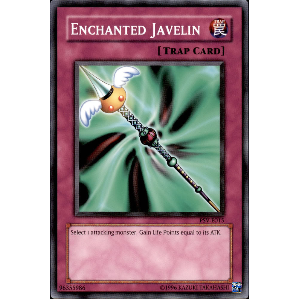 Enchanted Javelin PSV-015 Yu-Gi-Oh! Card from the Pharaoh's Servant Set