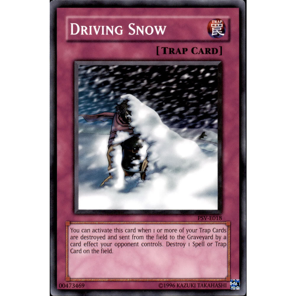 Driving Snow PSV-018 Yu-Gi-Oh! Card from the Pharaoh's Servant Set