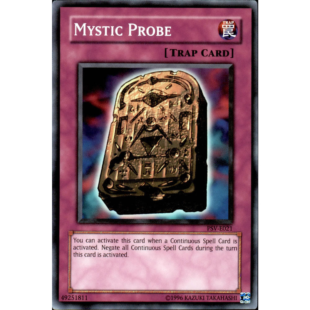 Mystic Probe PSV-021 Yu-Gi-Oh! Card from the Pharaoh's Servant Set
