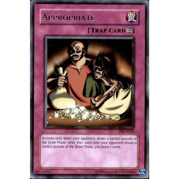 Yu-Gi-Oh! Card - Appropriate (PSV-024) - Rare - Unlimited Edition From Pharaoh's Servant - View #8
