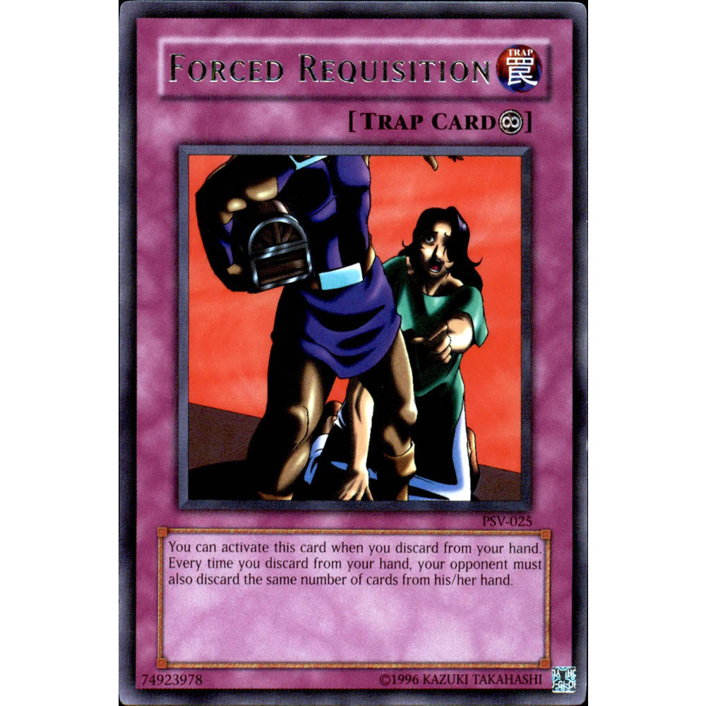Forced Requisition PSV-025 Yu-Gi-Oh! Card from the Pharaoh's Servant Set