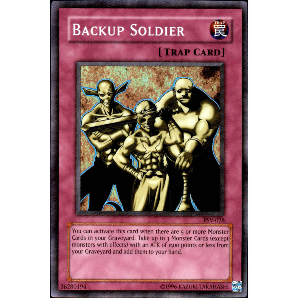 Backup Soldier PSV-028 Yu-Gi-Oh! Card from the Pharaoh's Servant Set