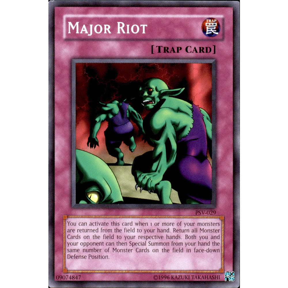 Major Riot PSV-029 Yu-Gi-Oh! Card from the Pharaoh's Servant Set