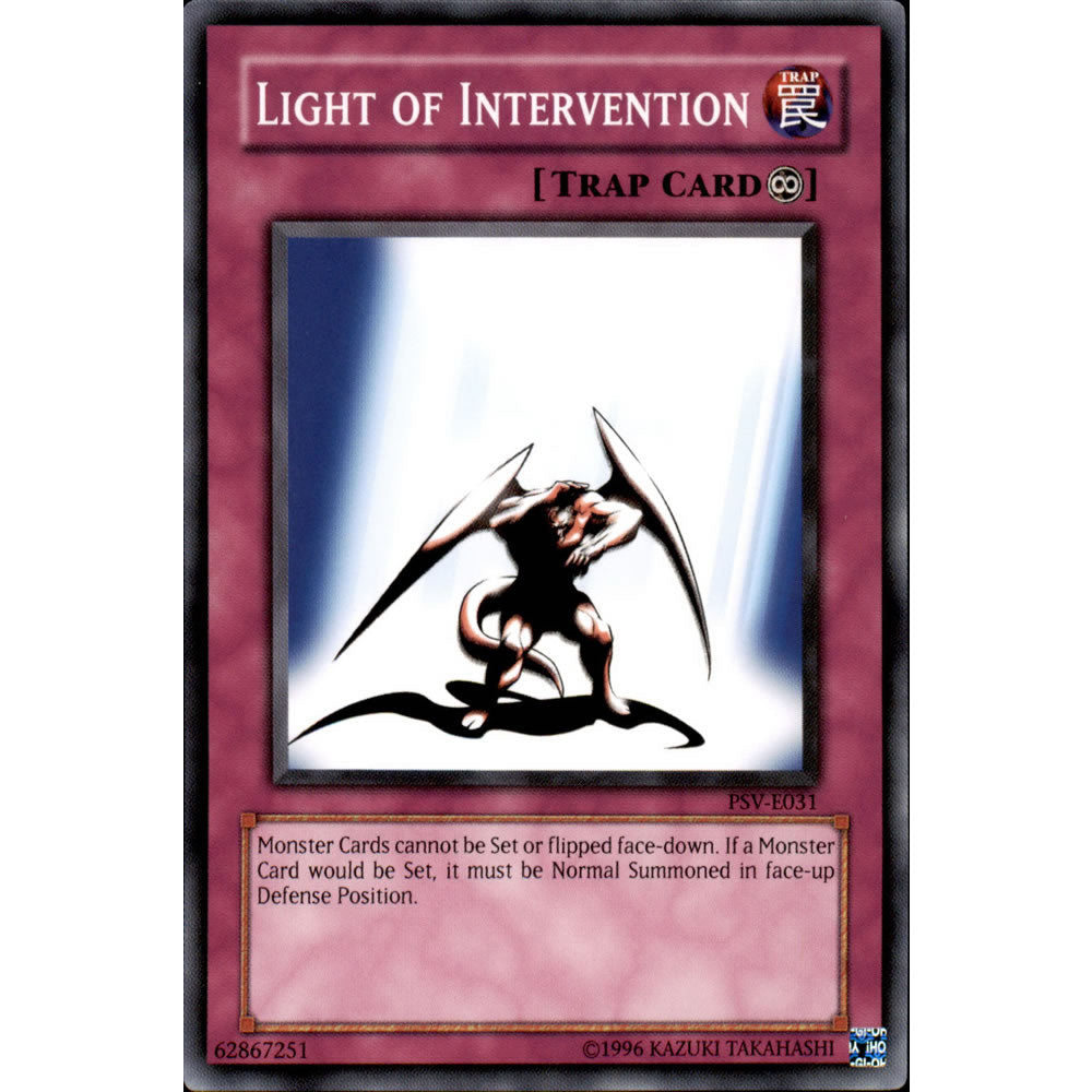 Light of Intervention PSV-031 Yu-Gi-Oh! Card from the Pharaoh's Servant Set