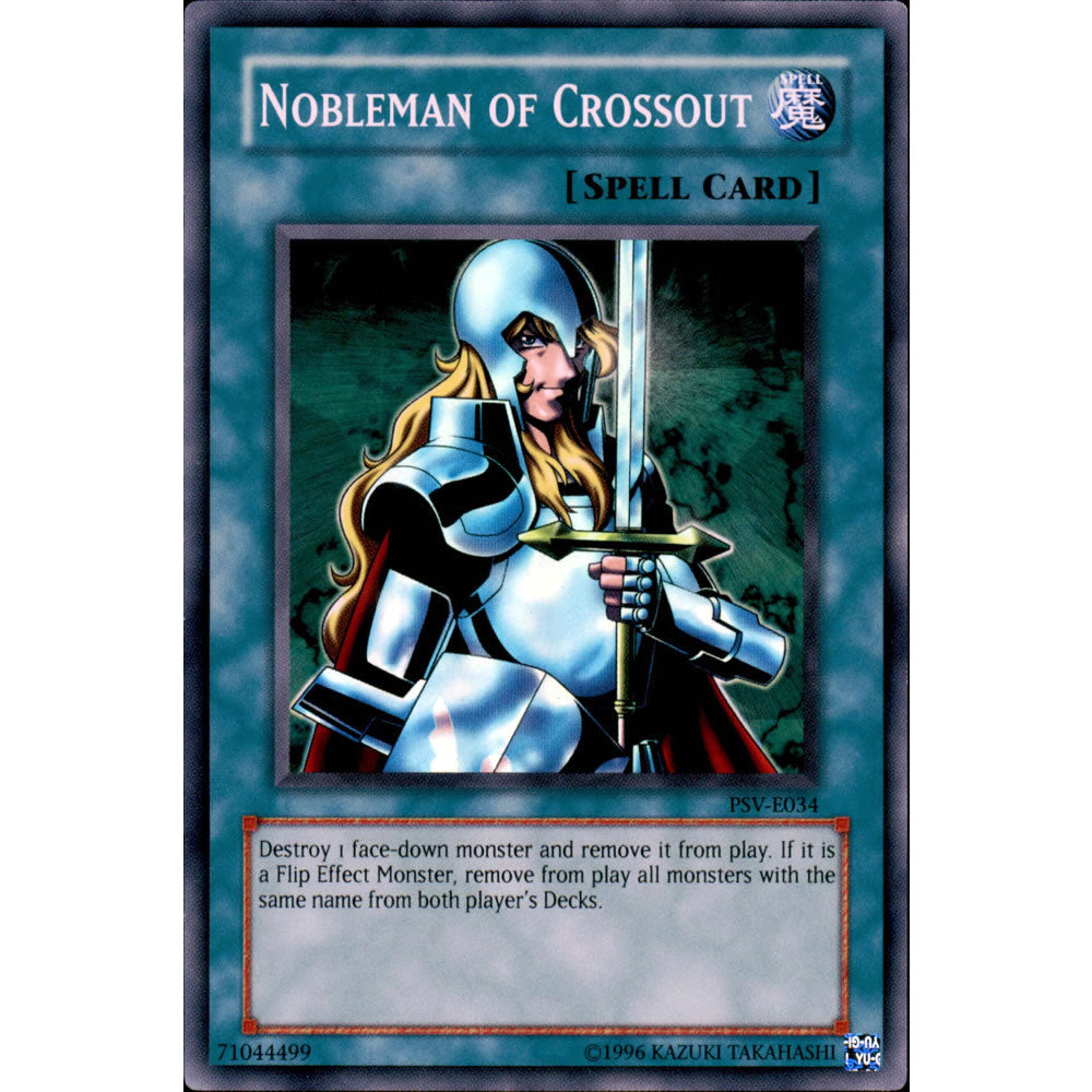 Nobleman of Crossout PSV-034 Yu-Gi-Oh! Card from the Pharaoh's Servant Set