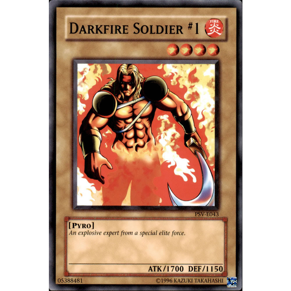 Darkfire Soldier #1 PSV-043 Yu-Gi-Oh! Card from the Pharaoh's Servant Set