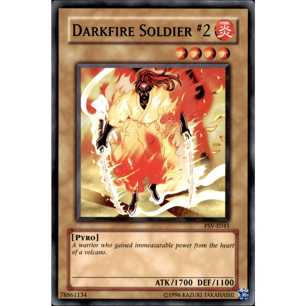Darkfire Soldier #2 PSV-045 Yu-Gi-Oh! Card from the Pharaoh's Servant Set
