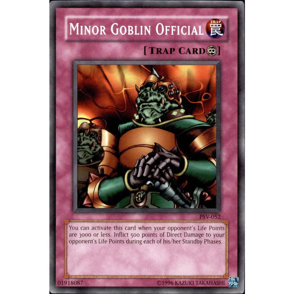 Minor Goblin Official PSV-052 Yu-Gi-Oh! Card from the Pharaoh's Servant Set