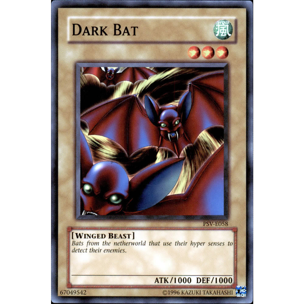 Dark Bat PSV-058 Yu-Gi-Oh! Card from the Pharaoh's Servant Set