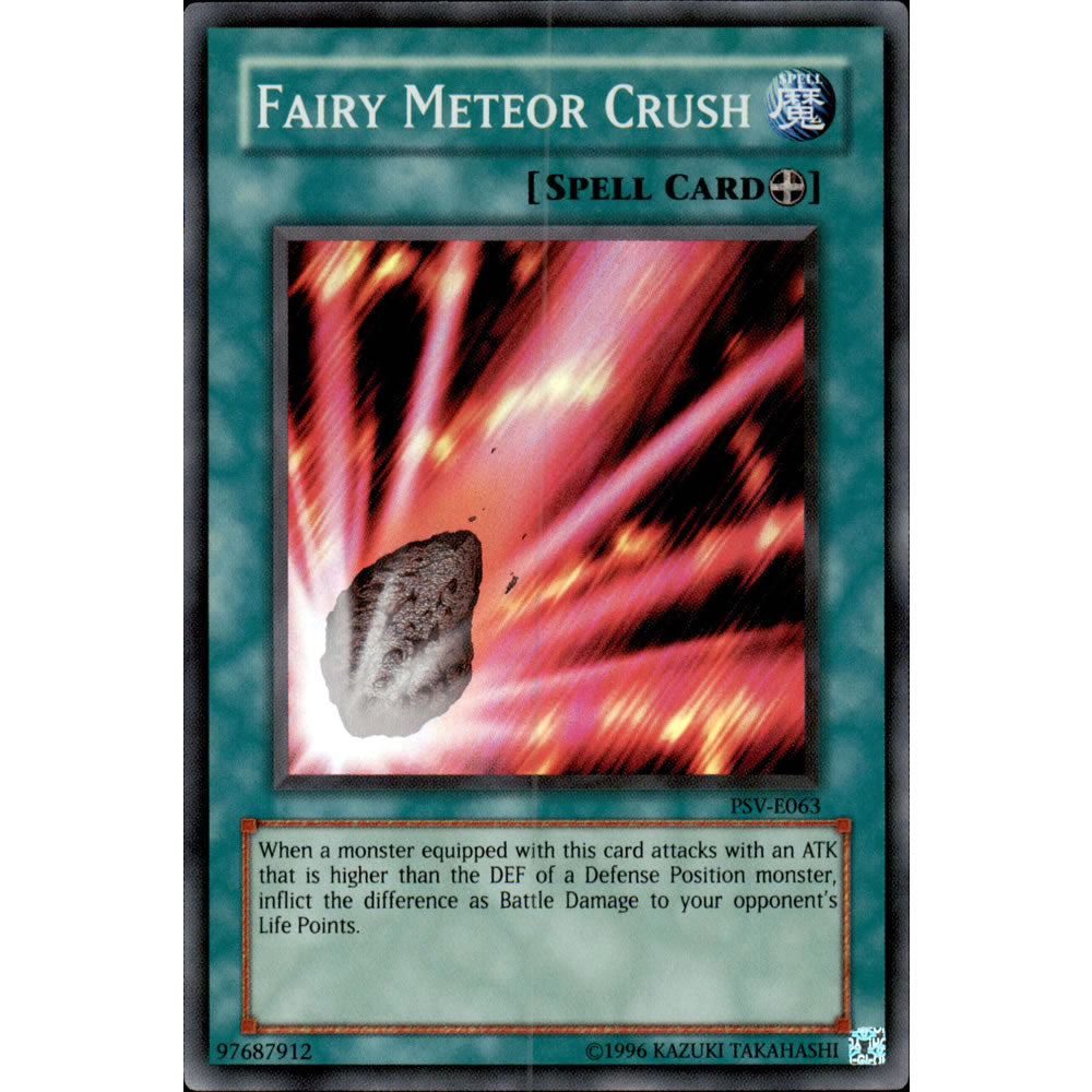 Fairy Meteor Crush PSV-063 Yu-Gi-Oh! Card from the Pharaoh's Servant Set
