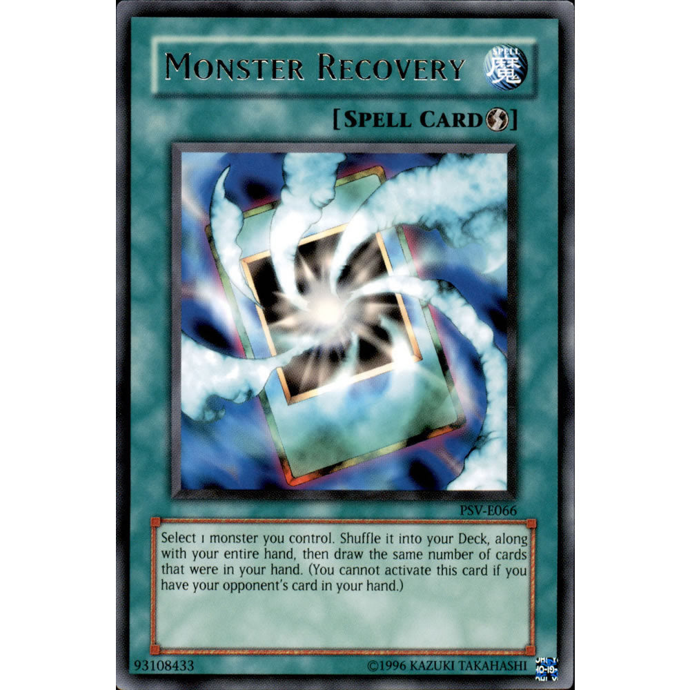 Monster Recovery PSV-066 Yu-Gi-Oh! Card from the Pharaoh's Servant Set