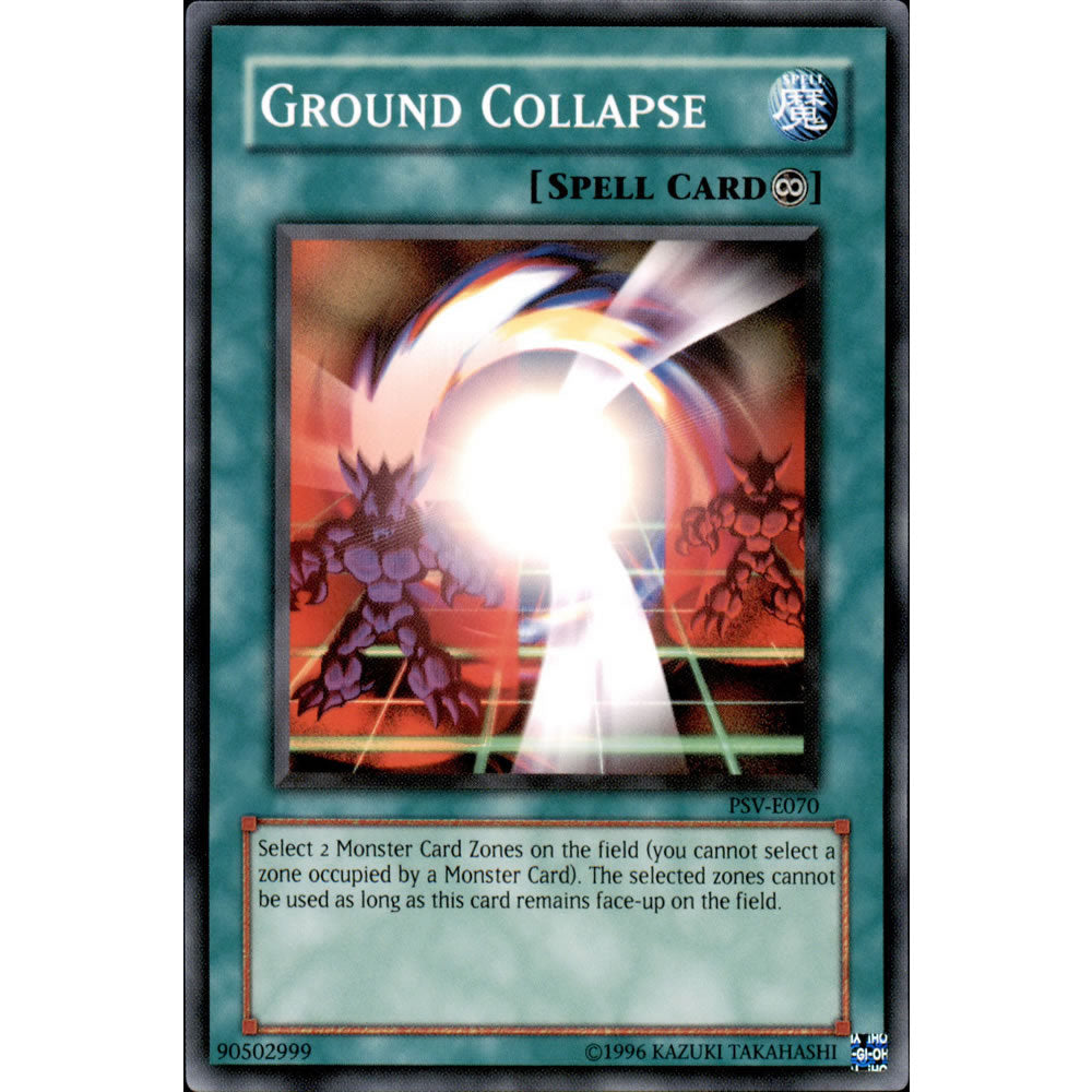 Ground Collapse PSV-070 Yu-Gi-Oh! Card from the Pharaoh's Servant Set