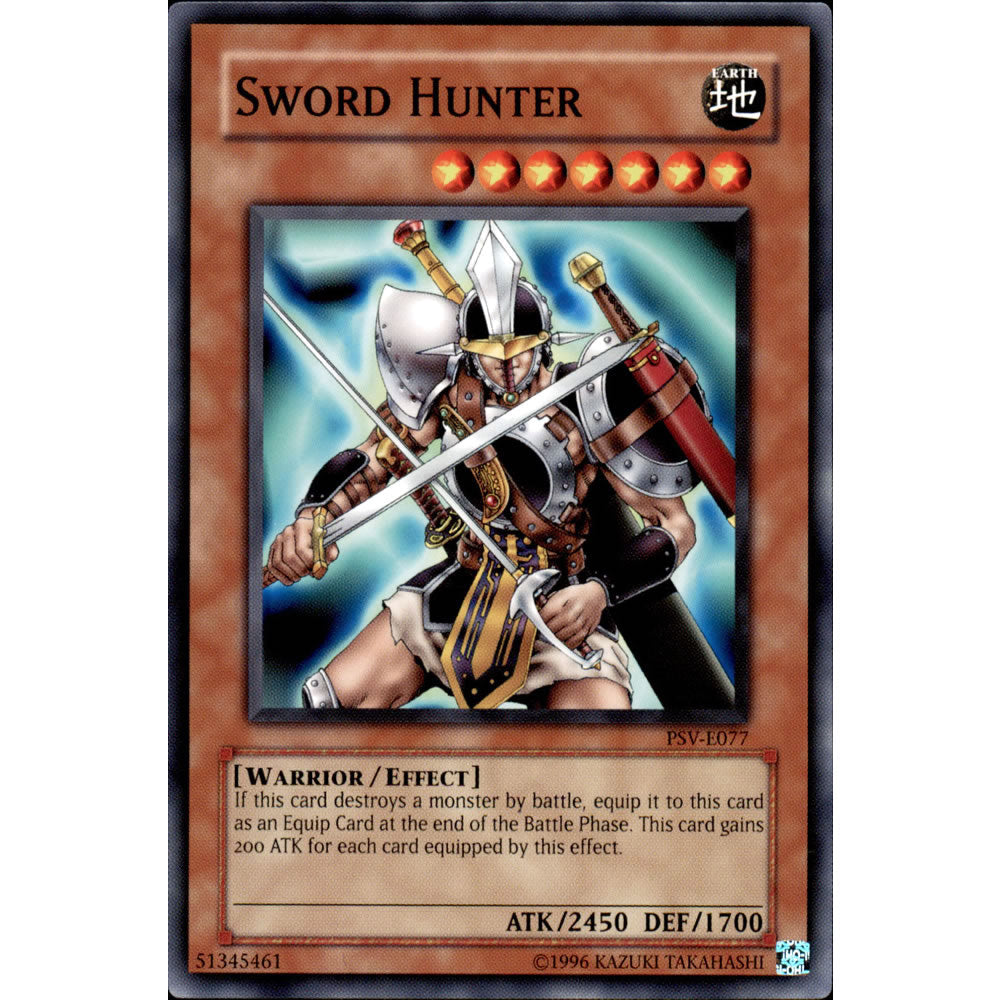 Sword Hunter PSV-077 Yu-Gi-Oh! Card from the Pharaoh's Servant Set