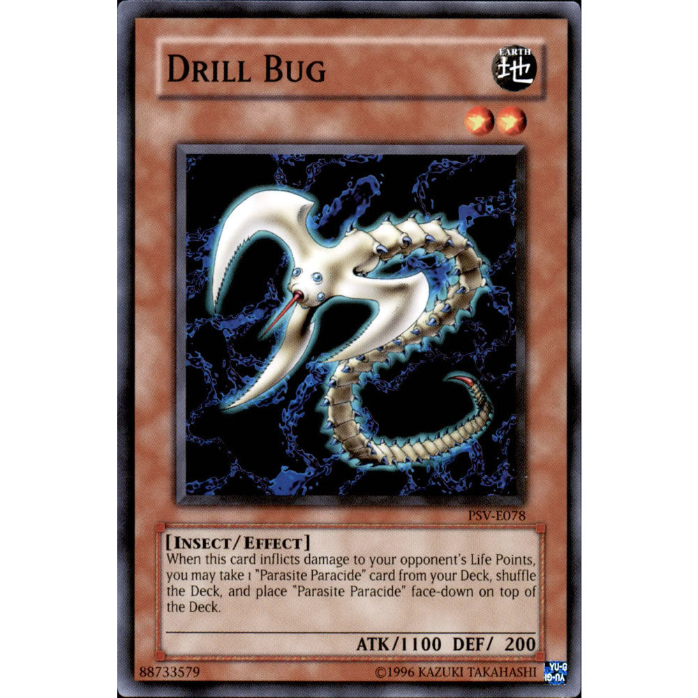 Drill Bug PSV-078 Yu-Gi-Oh! Card from the Pharaoh's Servant Set