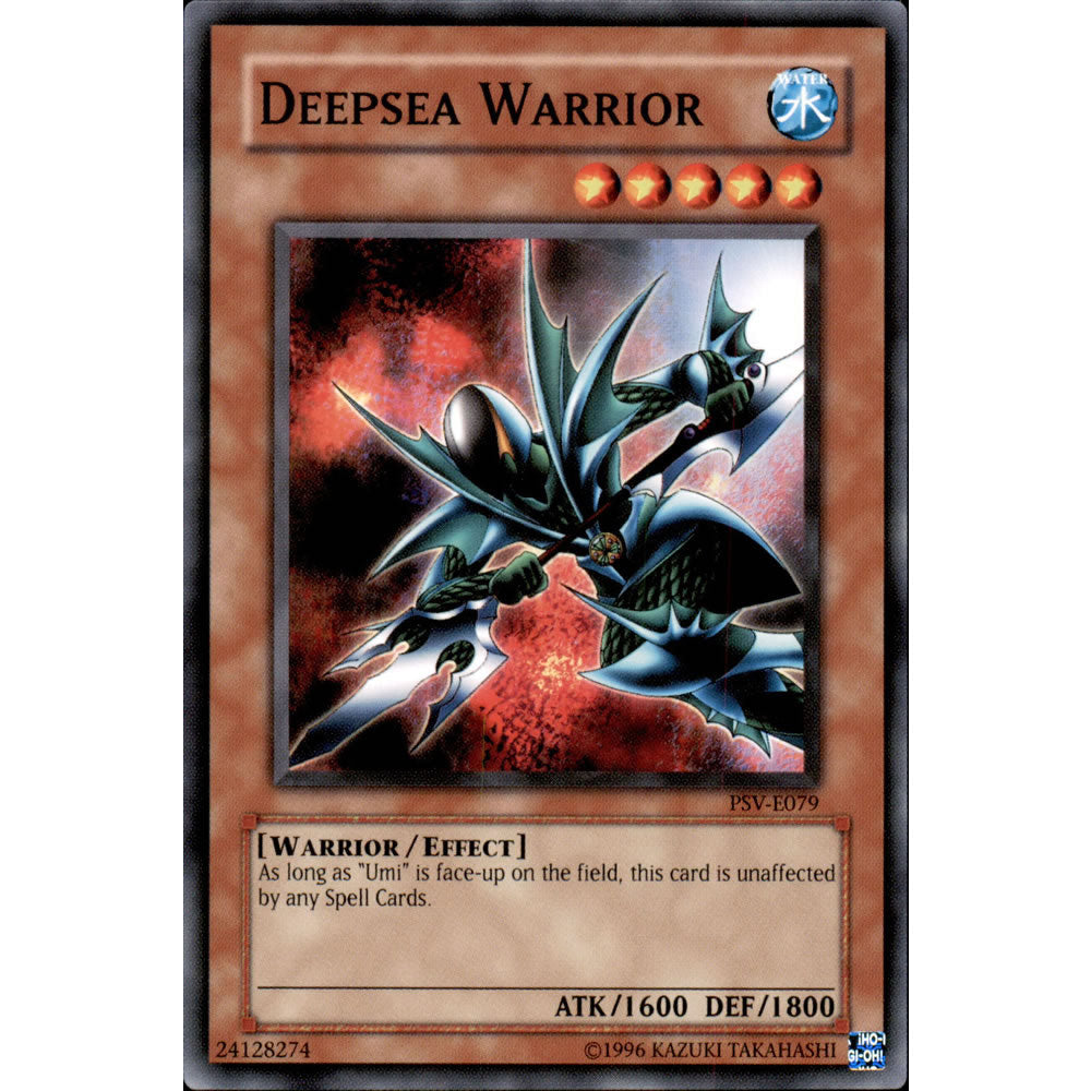 Deepsea Warrior PSV-079 Yu-Gi-Oh! Card from the Pharaoh's Servant Set