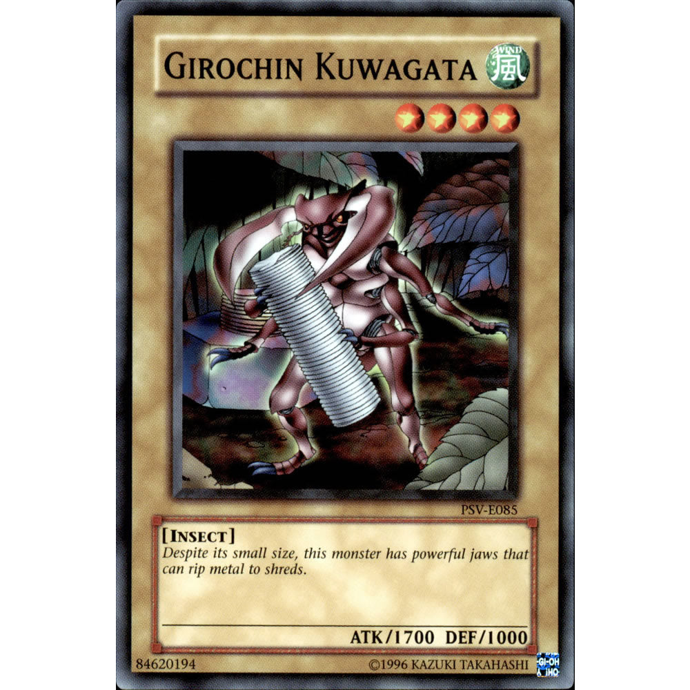Girochin Kuwagata PSV-085 Yu-Gi-Oh! Card from the Pharaoh's Servant Set