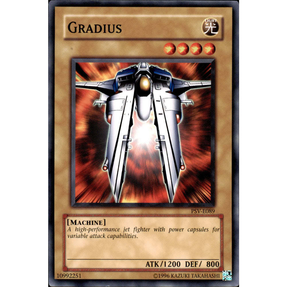 Gradius PSV-089 Yu-Gi-Oh! Card from the Pharaoh's Servant Set