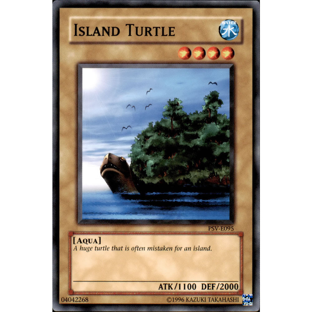 Island Turtle PSV-095 Yu-Gi-Oh! Card from the Pharaoh's Servant Set