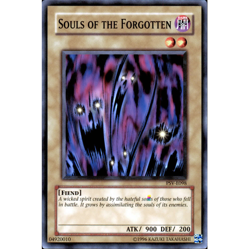 Souls of the Forgotten PSV-098 Yu-Gi-Oh! Card from the Pharaoh's Servant Set