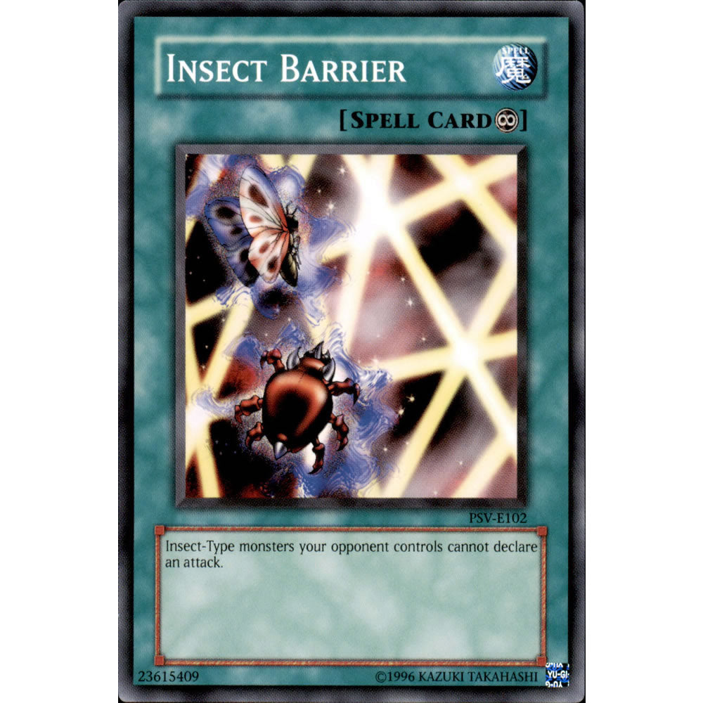 Insect Barrier PSV-102 Yu-Gi-Oh! Card from the Pharaoh's Servant Set