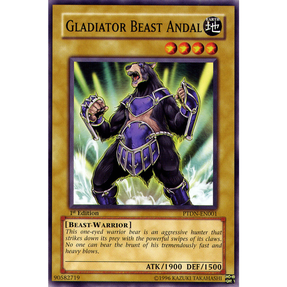 Gladiator Beast Andal PTDN-EN001 Yu-Gi-Oh! Card from the Phantom Darkness Set
