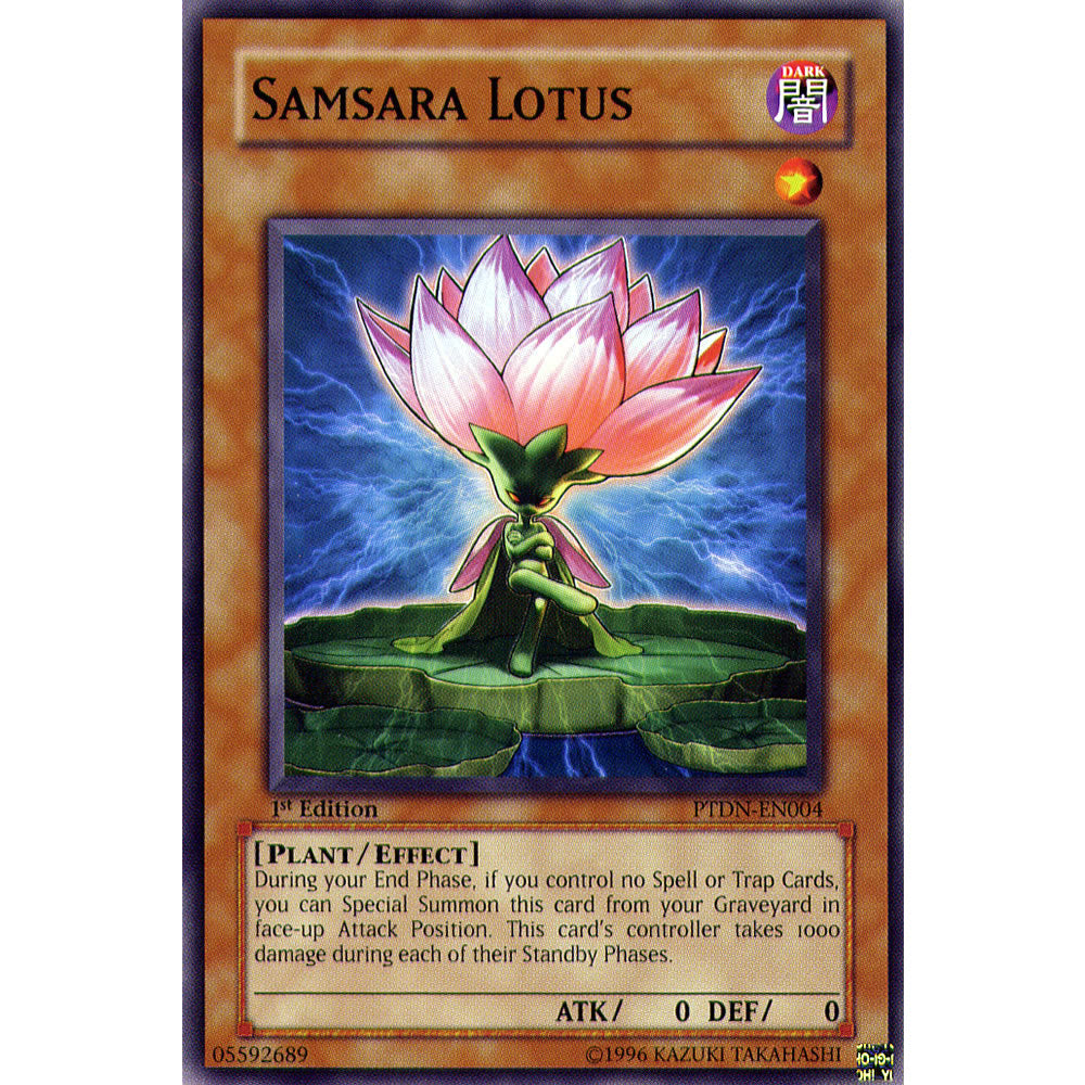 Samsara Lotus PTDN-EN004 Yu-Gi-Oh! Card from the Phantom Darkness Set