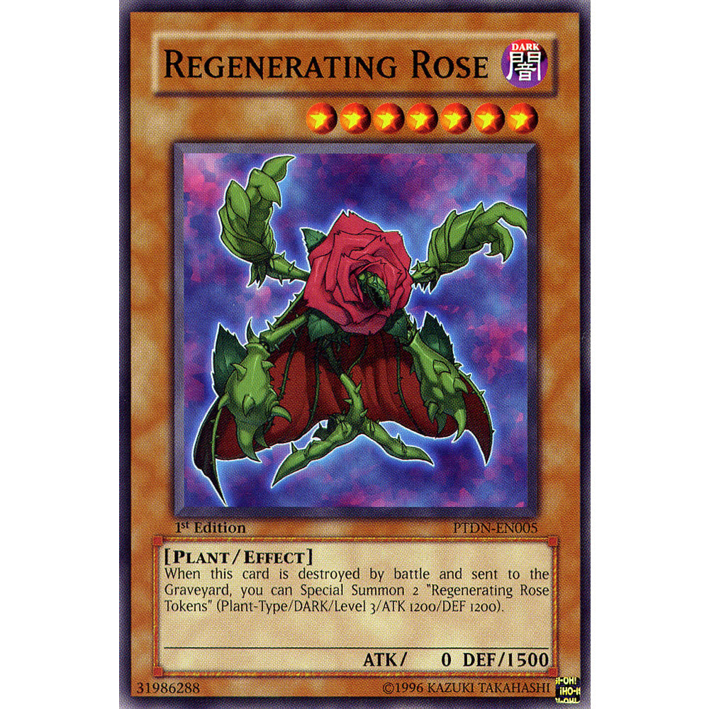 Regenerating Rose PTDN-EN005 Yu-Gi-Oh! Card from the Phantom Darkness Set