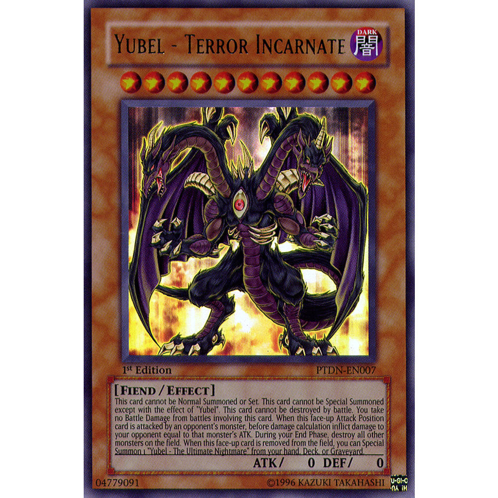 Yubel - Terror Incarnate PTDN-EN007 Yu-Gi-Oh! Card from the Phantom Darkness Set