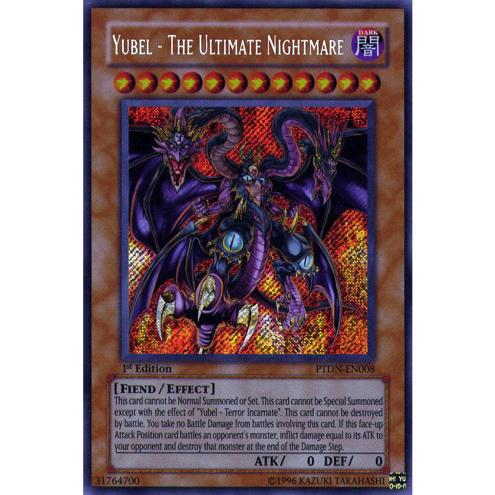 Yubel - The Ultimate Nightmare PTDN-EN008 Yu-Gi-Oh! Card from the Phantom Darkness Set