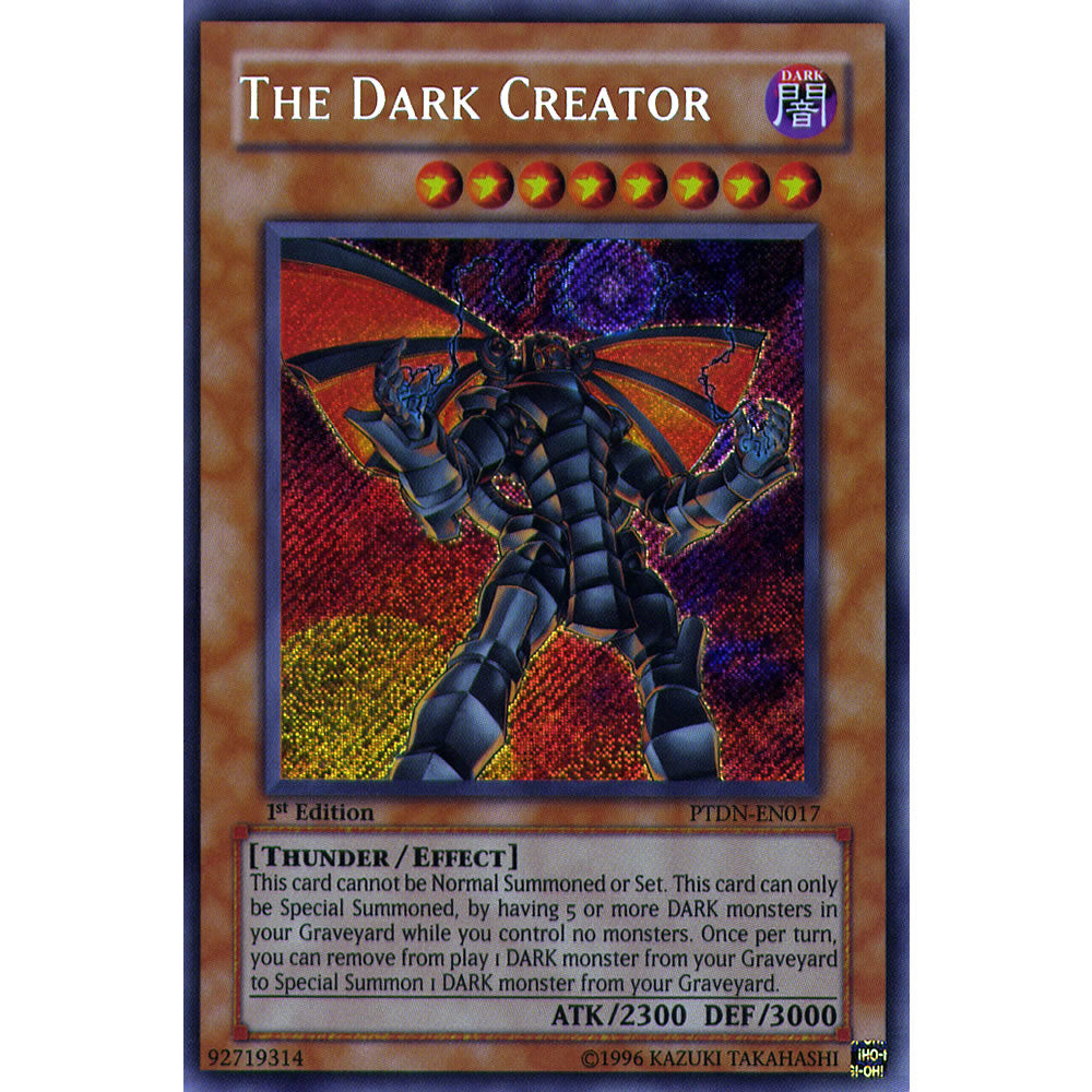 The Dark Creator PTDN-EN017 Yu-Gi-Oh! Card from the Phantom Darkness Set
