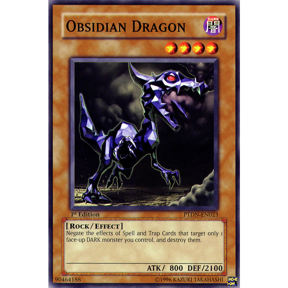 Obsidian Dragon PTDN-EN023 Yu-Gi-Oh! Card from the Phantom Darkness Set