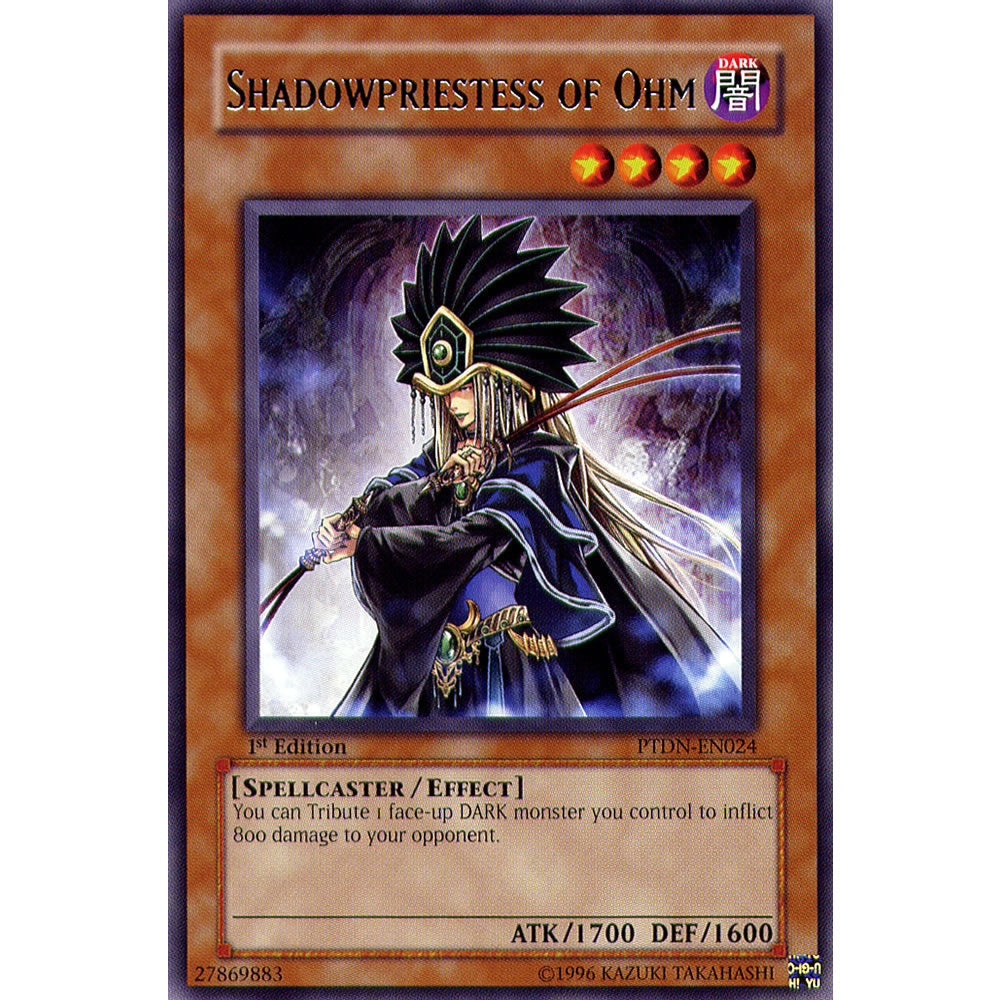 Shadowpriestess of Ohm PTDN-EN024 Yu-Gi-Oh! Card from the Phantom Darkness Set