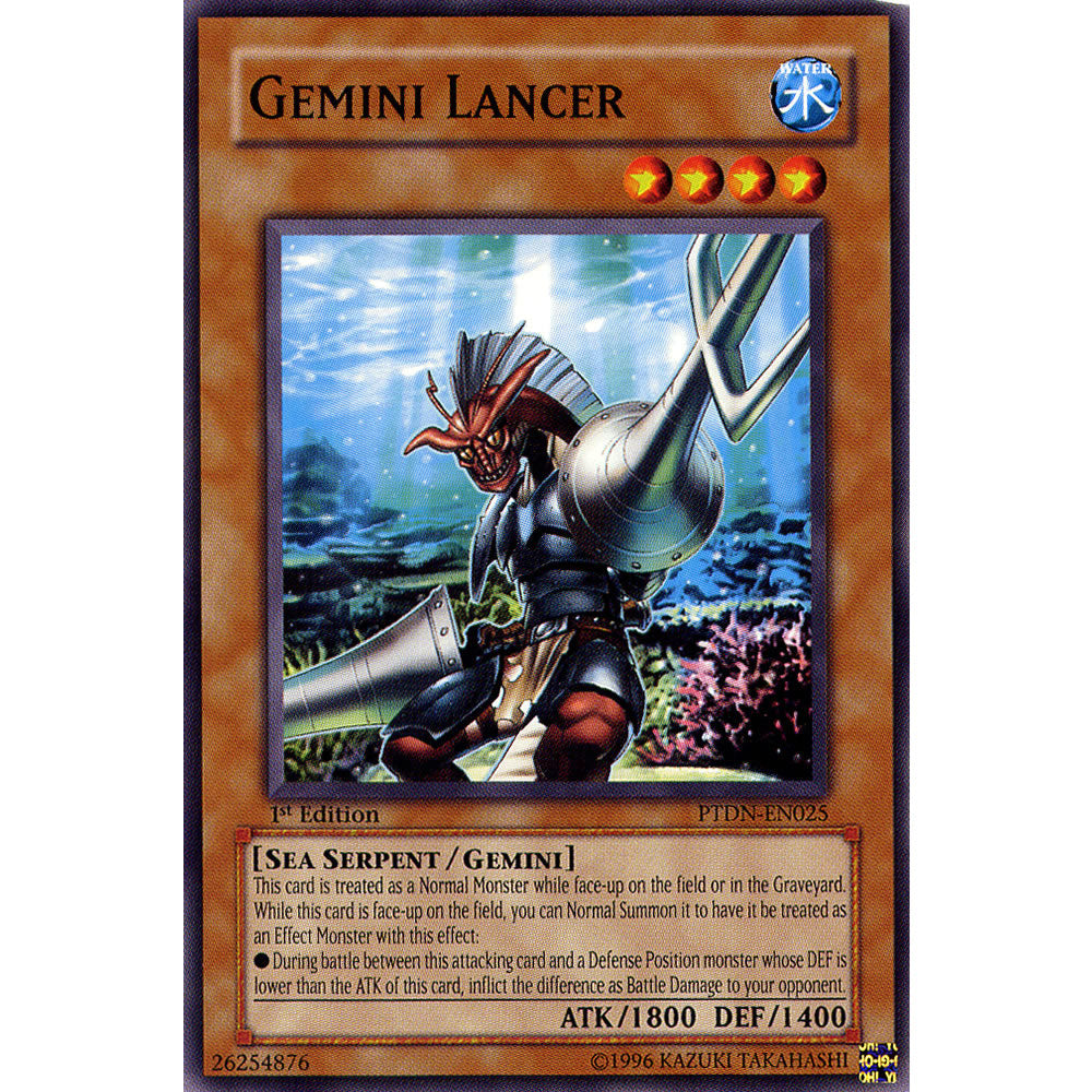 Gemini Lancer PTDN-EN025 Yu-Gi-Oh! Card from the Phantom Darkness Set